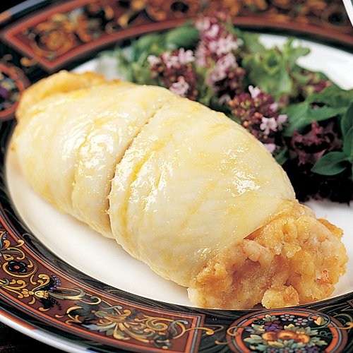 Stuffed Sole with Shrimp and Garlic